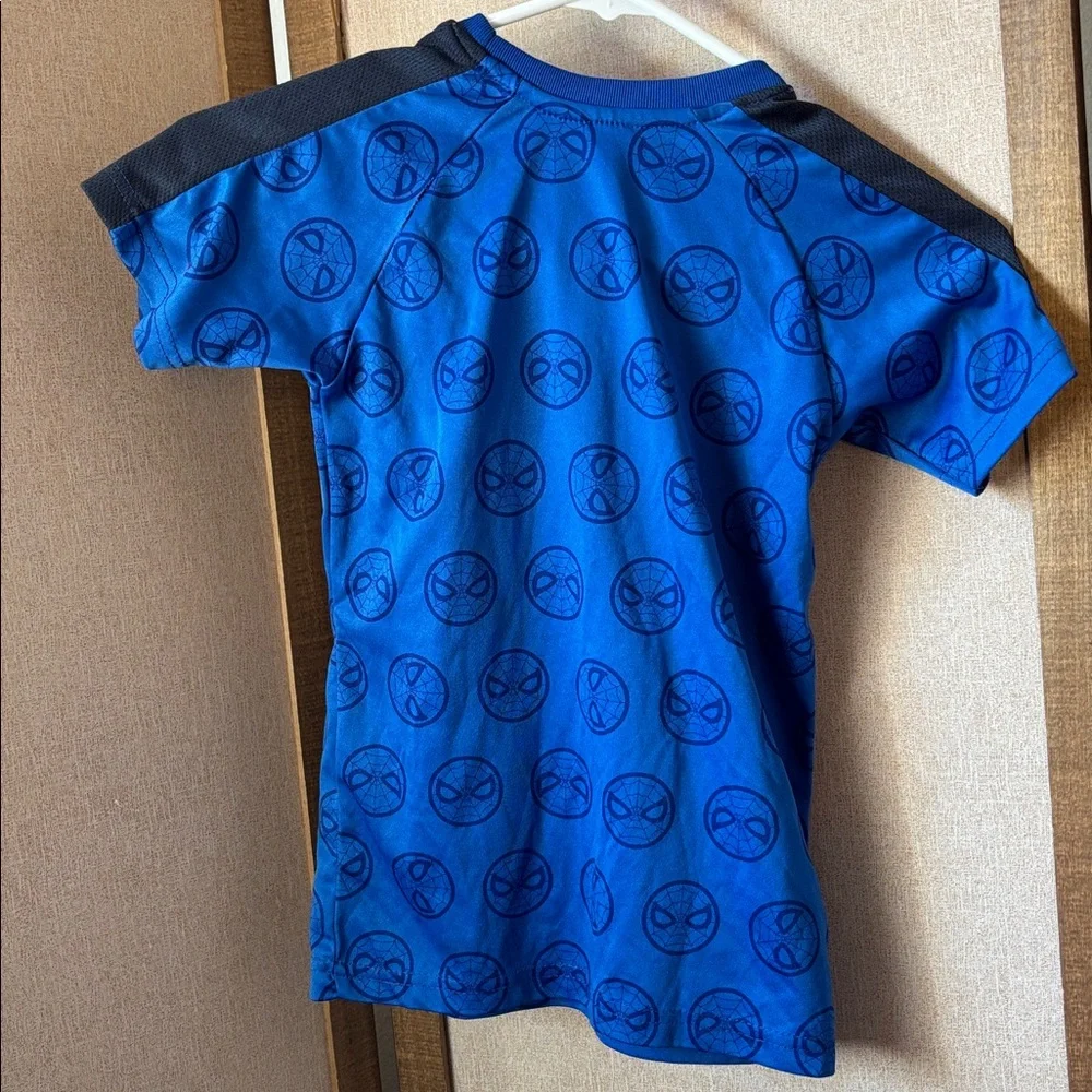Blue Spider-Man Graphic T-Shirt 7
